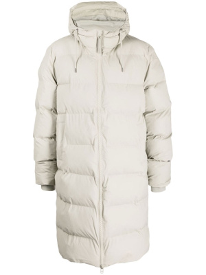 

Padded hooded long coat, Rains Padded hooded long coat