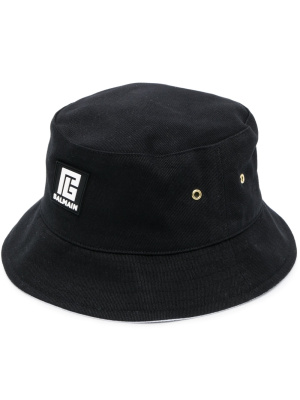 

Logo-patch bucket hat, Balmain Logo-patch bucket hat