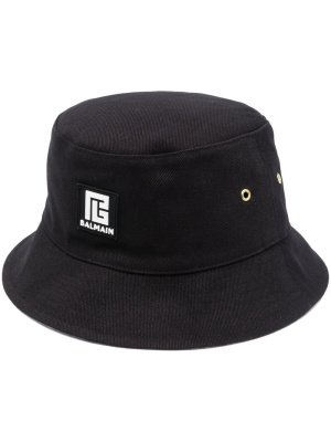 

Logo-patch cotton bucket hat, Balmain Logo-patch cotton bucket hat