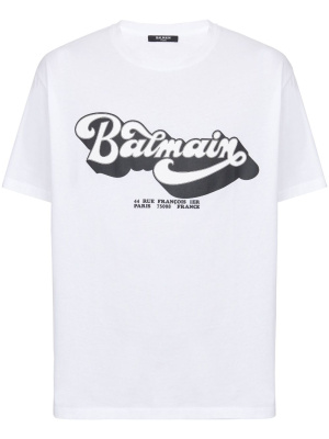 

70s logo-print T-shirt, Balmain 70s logo-print T-shirt