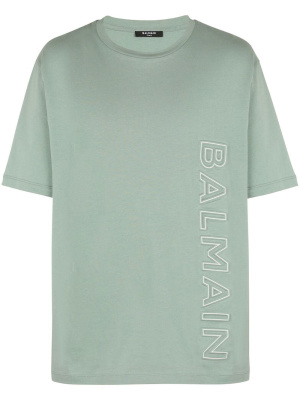 

Logo-embossed cotton T-shirt, Balmain Logo-embossed cotton T-shirt