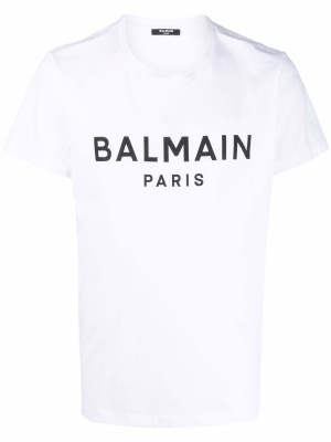 

Logo-print cotton T-shirt, Balmain Logo-print cotton T-shirt