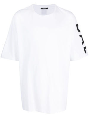 

Logo-print cotton T-shirt, Balmain Logo-print cotton T-shirt