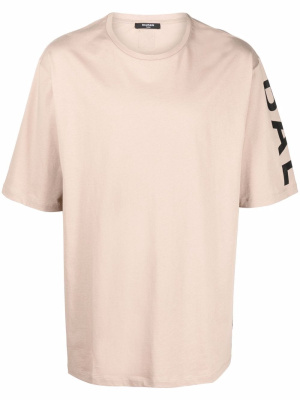 

Logo-print sleeve T-shirt, Balmain Logo-print sleeve T-shirt