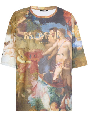 

Paint-print T-shirt, Balmain Paint-print T-shirt