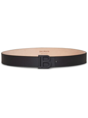 

Logo-plaque buckled belt, Balmain Logo-plaque buckled belt