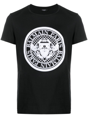 

Flocked coin T-shirt, Balmain Flocked coin T-shirt