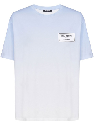 

Gradient cotton T-shirt, Balmain Gradient cotton T-shirt