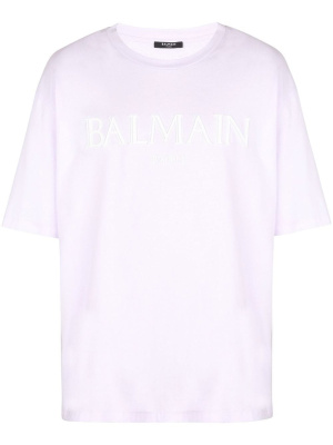 

Logo-embossed cotton T-shirt, Balmain Logo-embossed cotton T-shirt