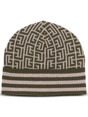 

Monogram wool beanie, Balmain Monogram wool beanie
