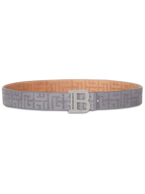 

Logo-plaque buckled belt, Balmain Logo-plaque buckled belt
