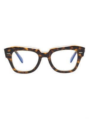 

Tortoiseshell-effect cat-eye frame glasses, Ray-Ban Tortoiseshell-effect cat-eye frame glasses
