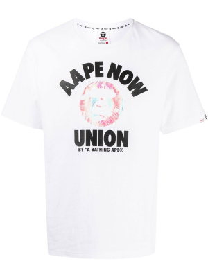 

Logo-print T-shirt, AAPE BY *A BATHING APE® Logo-print T-shirt