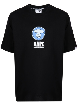 

Graphic-print crew-neck T-shirt, AAPE BY *A BATHING APE® Graphic-print crew-neck T-shirt