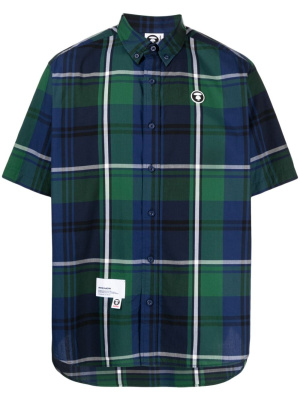 

Check-pattern cotton shirt, AAPE BY *A BATHING APE® Check-pattern cotton shirt