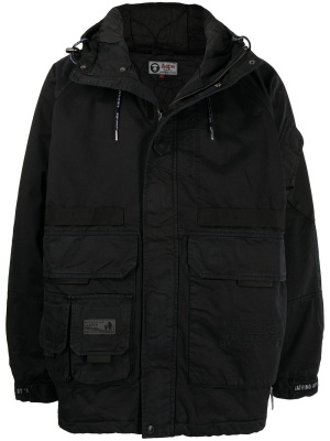 

Multiple-pocket hooded jacket, AAPE BY *A BATHING APE® Multiple-pocket hooded jacket