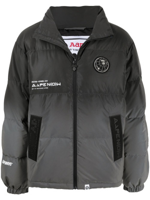 

Graphic-print high-neck padded jacket, AAPE BY *A BATHING APE® Graphic-print high-neck padded jacket