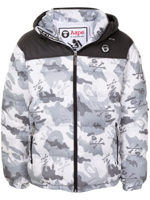 

Camouflage-print padded jacket, AAPE BY *A BATHING APE® Camouflage-print padded jacket