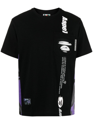 

Graphic-print cotton T-shirt, AAPE BY *A BATHING APE® Graphic-print cotton T-shirt