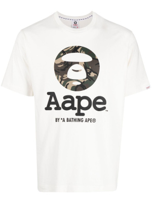 

Logo-print T-shirt, AAPE BY *A BATHING APE® Logo-print T-shirt