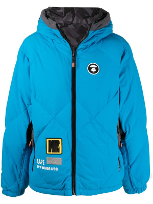 

Quilted hooded jacket, AAPE BY *A BATHING APE® Quilted hooded jacket