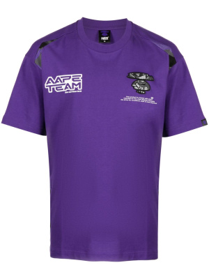 

Logo-patch cotton T-shirt, AAPE BY *A BATHING APE® Logo-patch cotton T-shirt