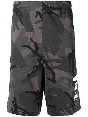 

Camouflage-print shorts, AAPE BY *A BATHING APE® Camouflage-print shorts