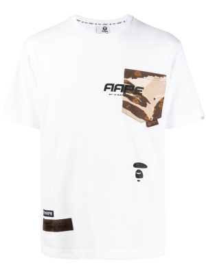 

Graphic-print cotton T-shirt, AAPE BY *A BATHING APE® Graphic-print cotton T-shirt