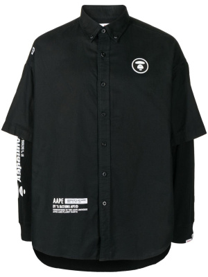 

AapeUniverse layered shirt, AAPE BY *A BATHING APE® AapeUniverse layered shirt