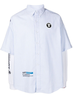 

AapeUniverse layered shirt, AAPE BY *A BATHING APE® AapeUniverse layered shirt