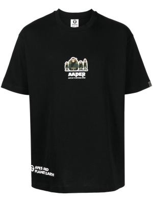 

AAPER logo-printed t-shirt, AAPE BY *A BATHING APE® AAPER logo-printed t-shirt
