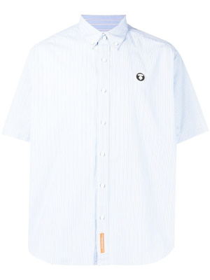 

Logo-print short-sleeve shirt, AAPE BY *A BATHING APE® Logo-print short-sleeve shirt