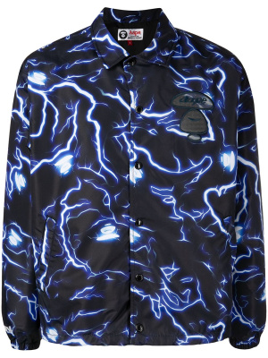 

Lightning-print lightweight jacket, AAPE BY *A BATHING APE® Lightning-print lightweight jacket