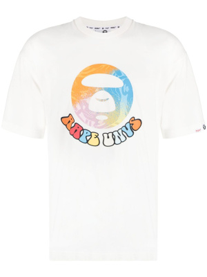 

Logo-detail cotton T-shirt, AAPE BY *A BATHING APE® Logo-detail cotton T-shirt