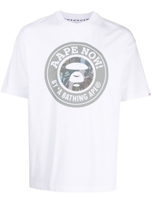 

Logo-print short-sleeve T-shirt, AAPE BY *A BATHING APE® Logo-print short-sleeve T-shirt