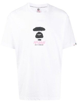 

Logo-print cotton T-shirt, AAPE BY *A BATHING APE® Logo-print cotton T-shirt