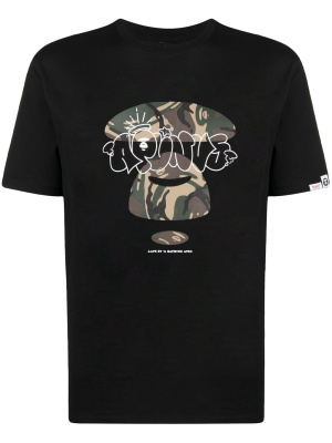 

Graphic-print crew-neck T-shirt, AAPE BY *A BATHING APE® Graphic-print crew-neck T-shirt