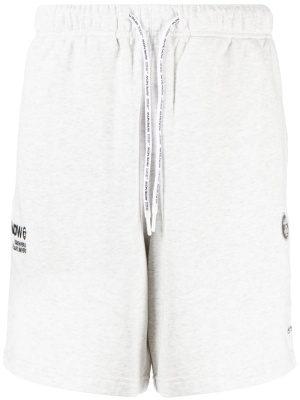 

Logo-patch drawstring-waist shorts, AAPE BY *A BATHING APE® Logo-patch drawstring-waist shorts