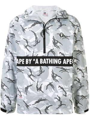 

Graphic print windbreaker, AAPE BY *A BATHING APE® Graphic print windbreaker