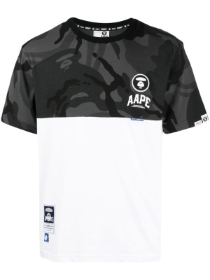 

Camouflage-pattern cotton T-shirt, AAPE BY *A BATHING APE® Camouflage-pattern cotton T-shirt