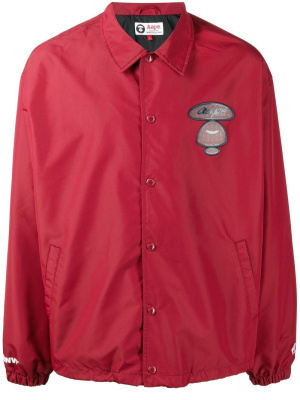 

Milo-patch shirt jacket, AAPE BY *A BATHING APE® Milo-patch shirt jacket