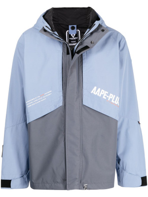 

Colour-block panelled jacket, AAPE BY *A BATHING APE® Colour-block panelled jacket
