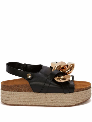 

Chain platform sandals, JW Anderson Chain platform sandals