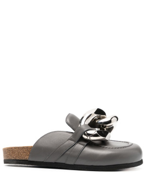 

Chain-detail leather loafers, JW Anderson Chain-detail leather loafers