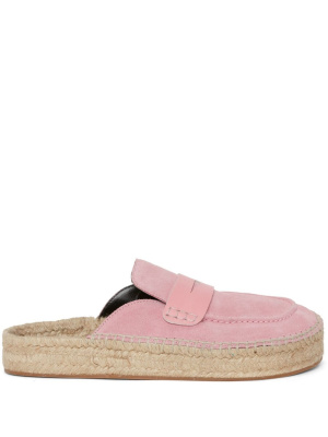 

Suede espadrille loafers, JW Anderson Suede espadrille loafers