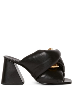

Chain Twist 80mm sandals, JW Anderson Chain Twist 80mm sandals