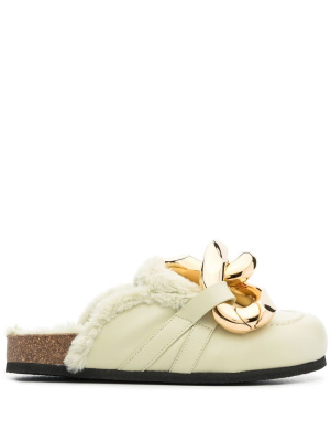 

Leather chain mules, JW Anderson Leather chain mules