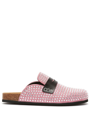 

Crystal-embellished slip-on mules, JW Anderson Crystal-embellished slip-on mules