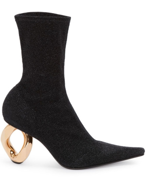 

Chain Heel sock boots, JW Anderson Chain Heel sock boots