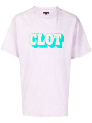 

Logo-print short-sleeve T-shirt, CLOT Logo-print short-sleeve T-shirt